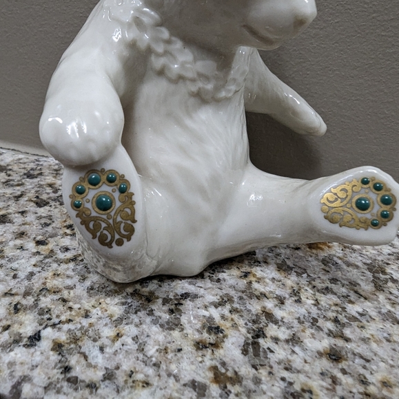 Vintage Lenox Porcelain China Jewels Bear - Picture 5 of 6